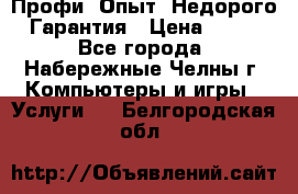 Профи. Опыт. Недорого. Гарантия › Цена ­ 100 - Все города, Набережные Челны г. Компьютеры и игры » Услуги   . Белгородская обл.